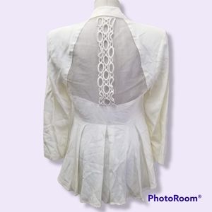 VTG High-Low Blazer + Dress Set Sz 9